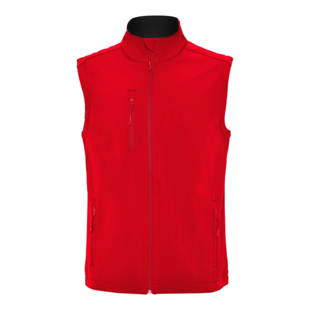 Gilet softshell 2 couches avec fermeture à glissière sur le devant Quebec – Roly SS6438