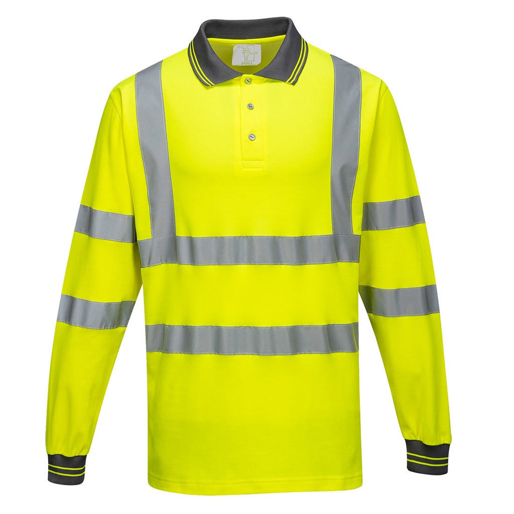 Polo coton majoritaire manches longues Portwest S271