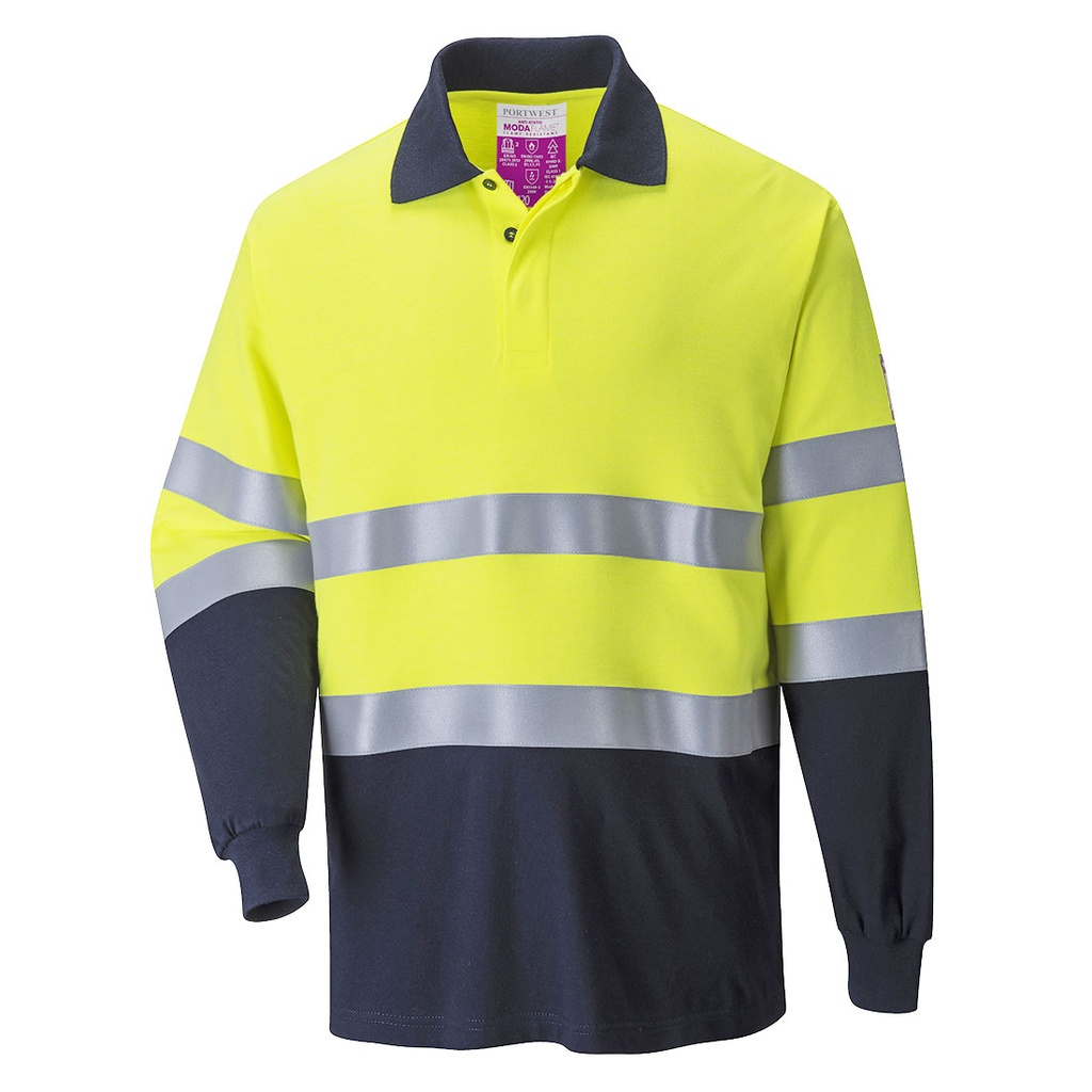 Polo bicolore multirisques Portwest FR74