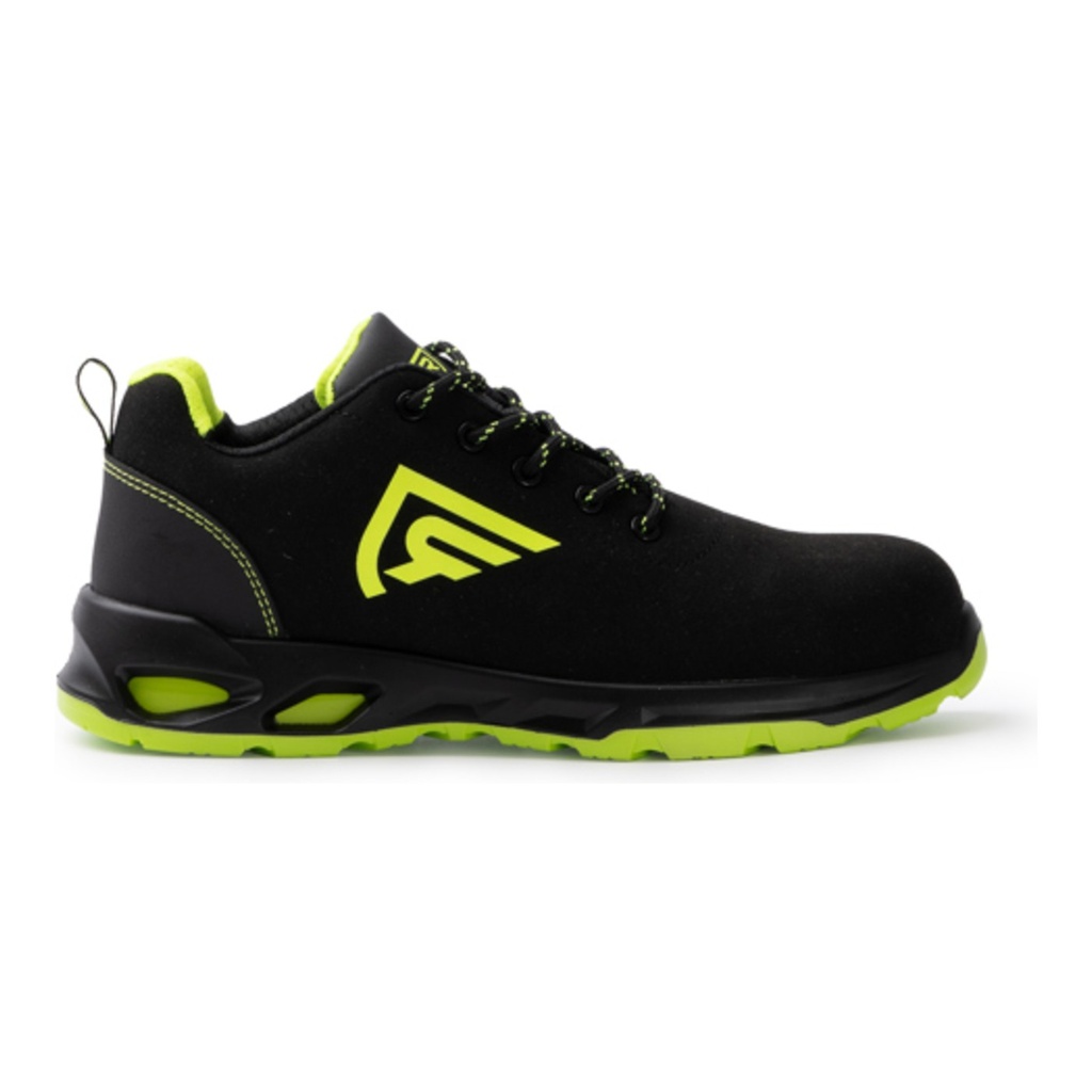 Chaussures de sécurité de style sportif, fabriquées en microfibre de nubuck avec renfort au niveau du talon Ceryson – Roly ZL8383