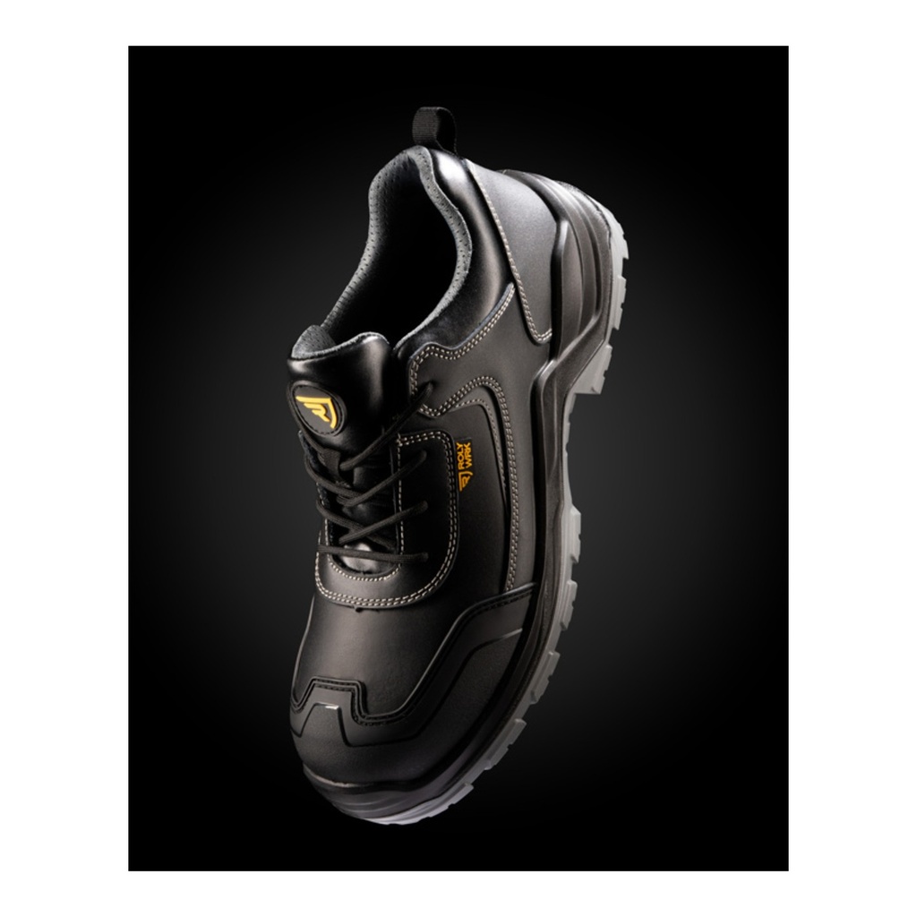 Chaussures de sécurité avec revêtement en cuir et en tissu maille, offrant durabilité, confort et respirabilité Brax – Roly ZL8388