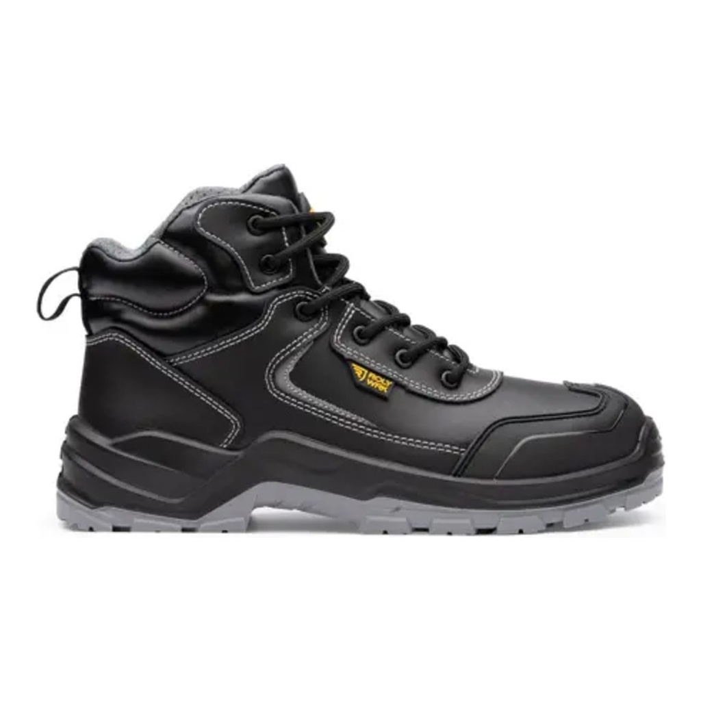 Bottes de sécurité avec revêtement en cuir et en tissu maille, offrant durabilité, confort et respirabilité Iron – Roly ZL8389