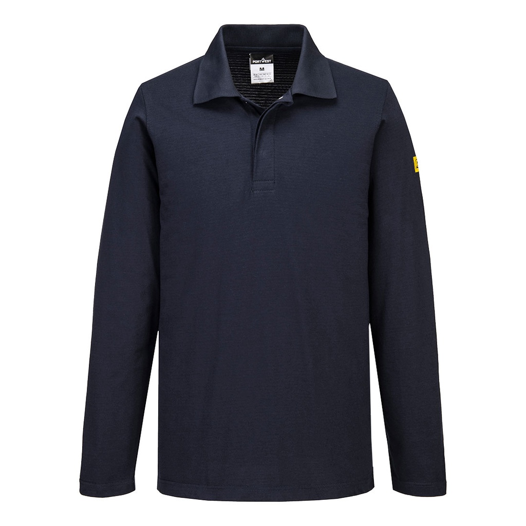 Polo antistatique ESD manches longues – Portwest AS23