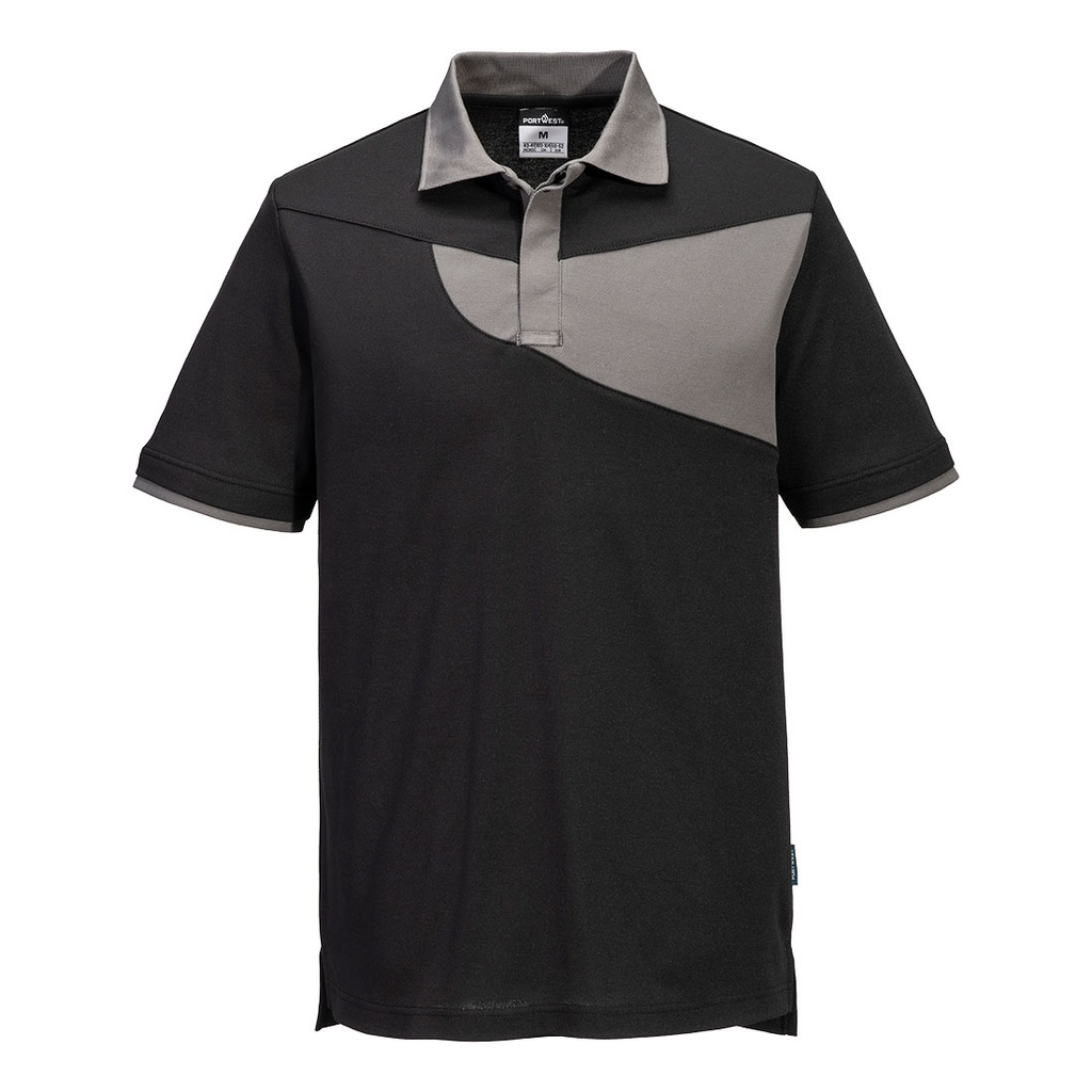 Polo de travail bicolore PW2 manches courtes – Portwest PW210
