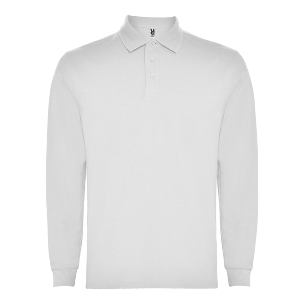 Polo manches longues enfant avec col et bord de manche en côte 1x1 Carpe Child – Roly PO5008