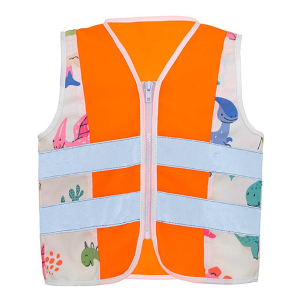 Gilet de sécurité pour enfants Action Dinosaures - Neutre en CO² – Korntex ACTDIN
