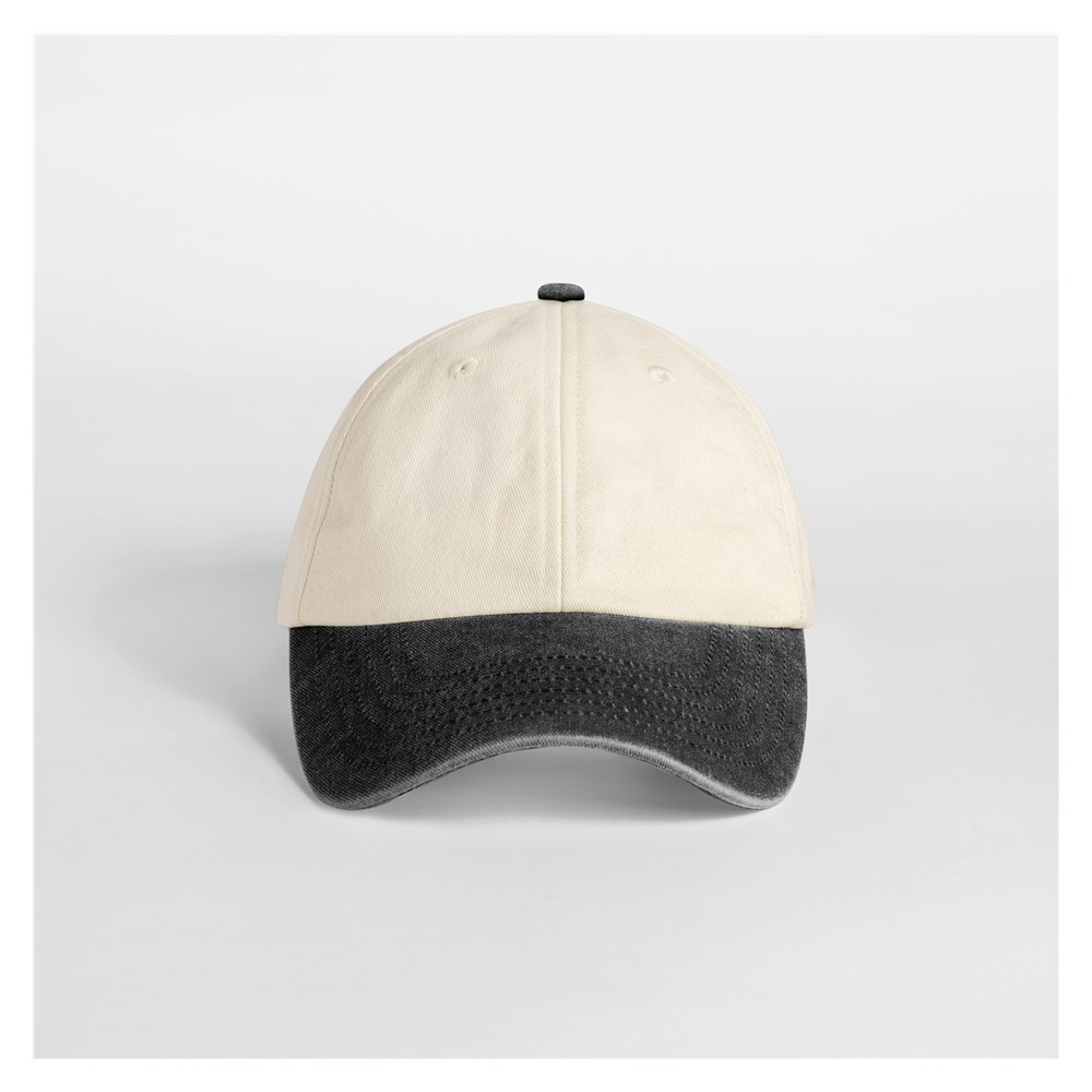 Casquette vintage compacte visière contrastée – Beechfield B673