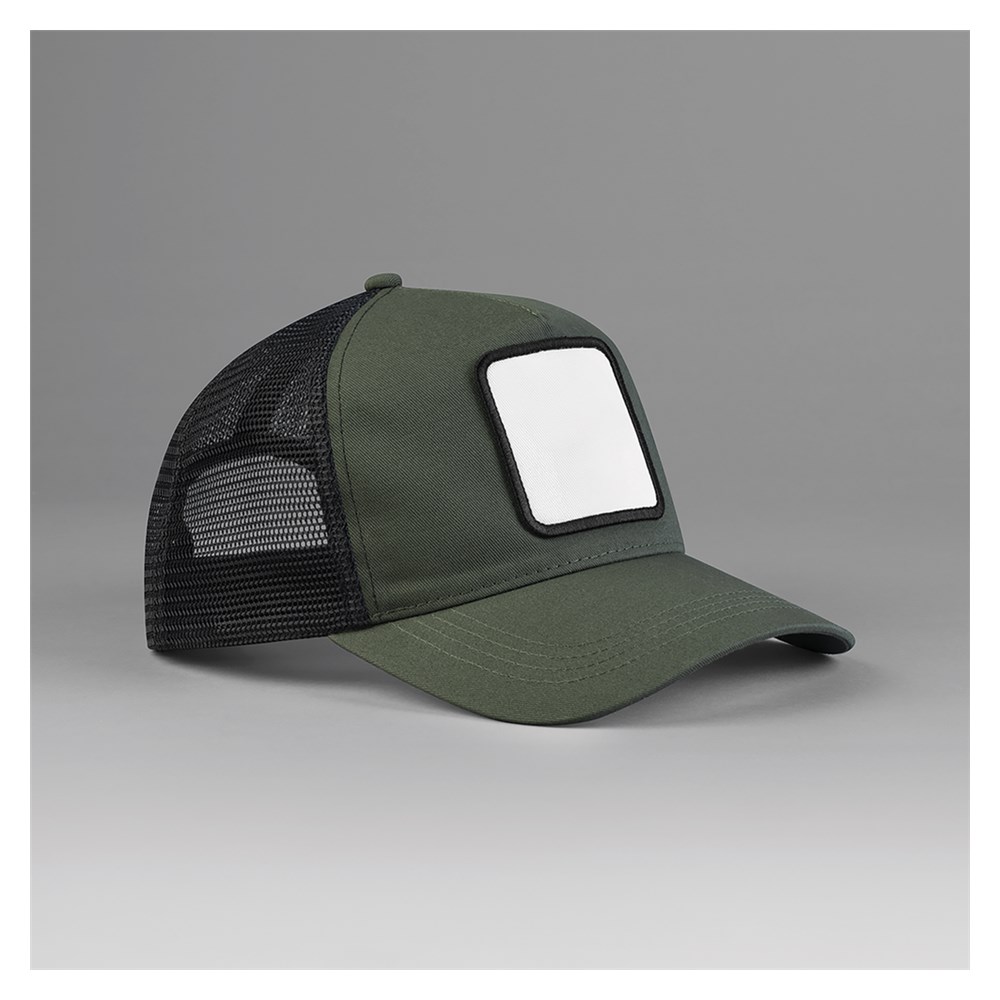 Casquette trucker 5 panneaux avec patch carré – Beechfield B636