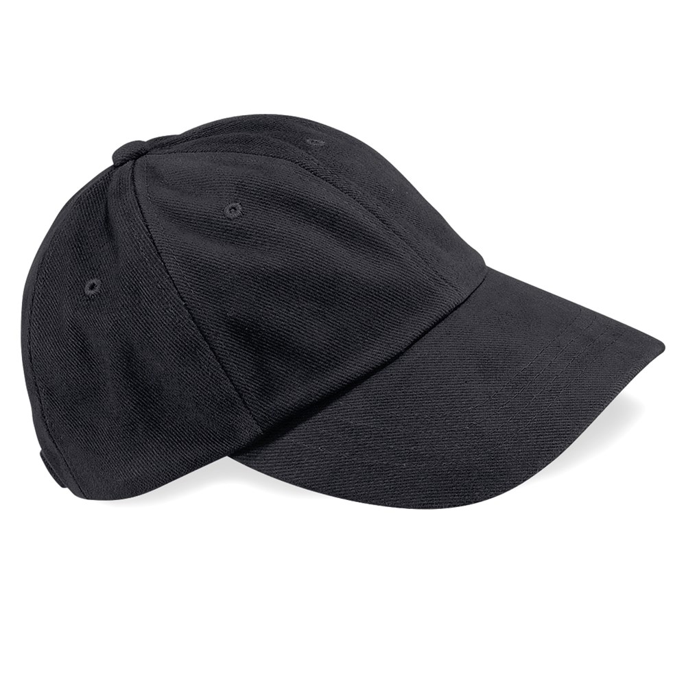 Casquette homme profil bas en coton brossé 6 panneaux – Beechfield B57