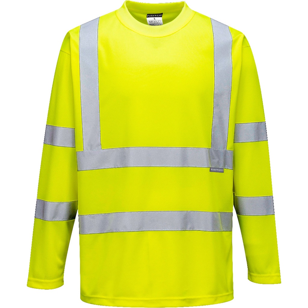 T-shirt haute visibilité manches longues classe 3 – Portwest S178