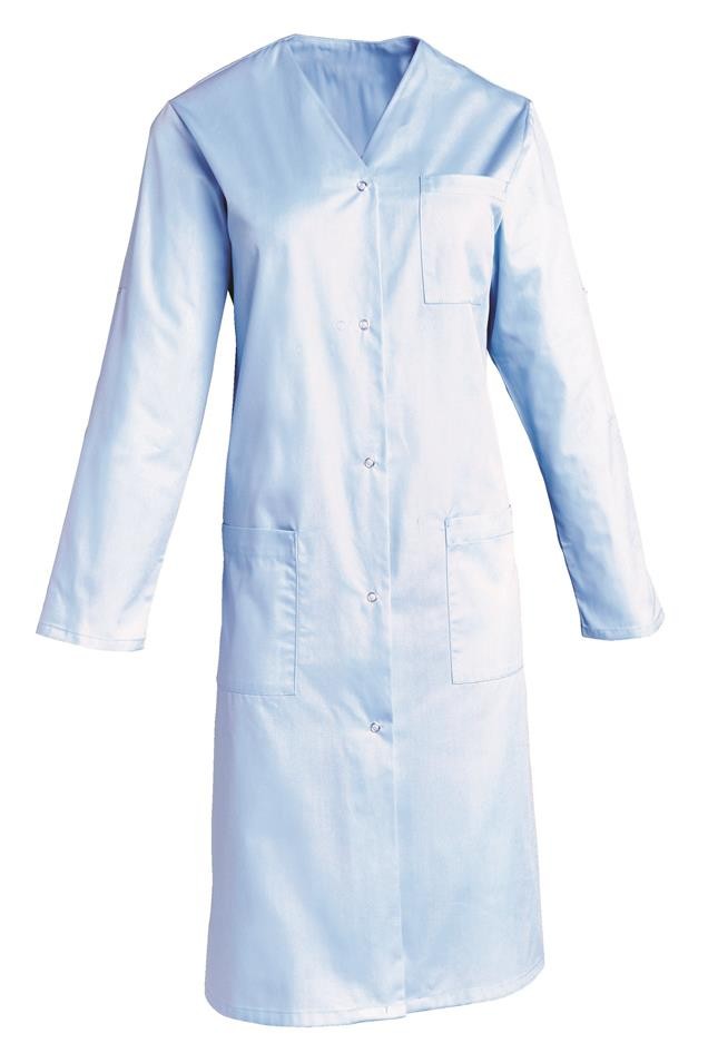 Blouse femme manches longues à pressions Lisa polycoton – SNV LISAMR00