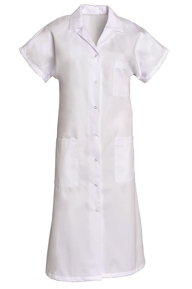 Blouse femme manches courtes à pressions Manuella polycoton – SNV MANCP000
