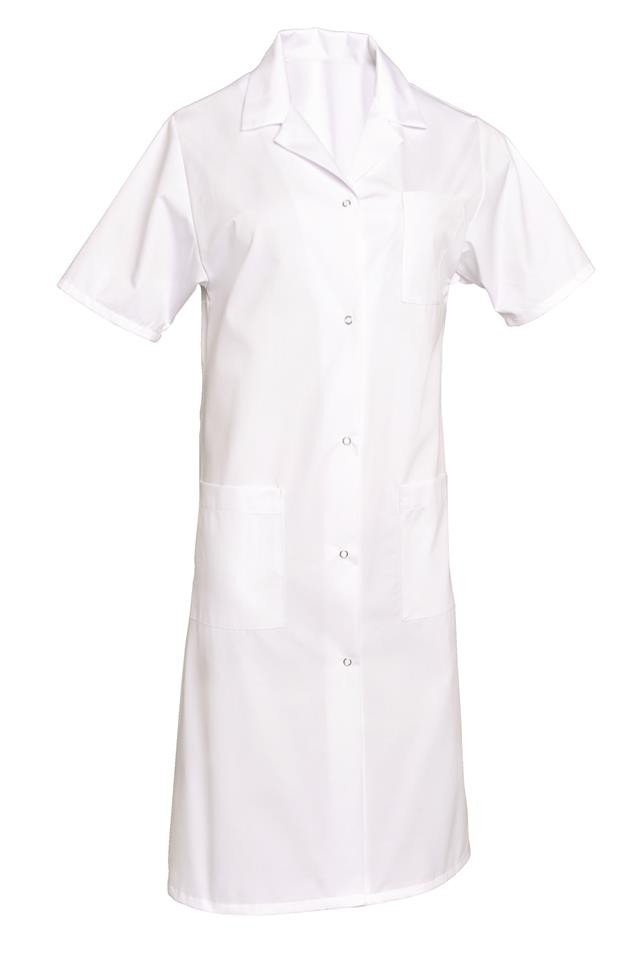 Blouse femme manches courtes à pressions Madona polycoton – SNV MADCP000