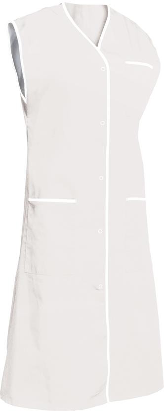 Blouse femme sans manches à pressions Sylviane polycoton – SNV SYLSP000
