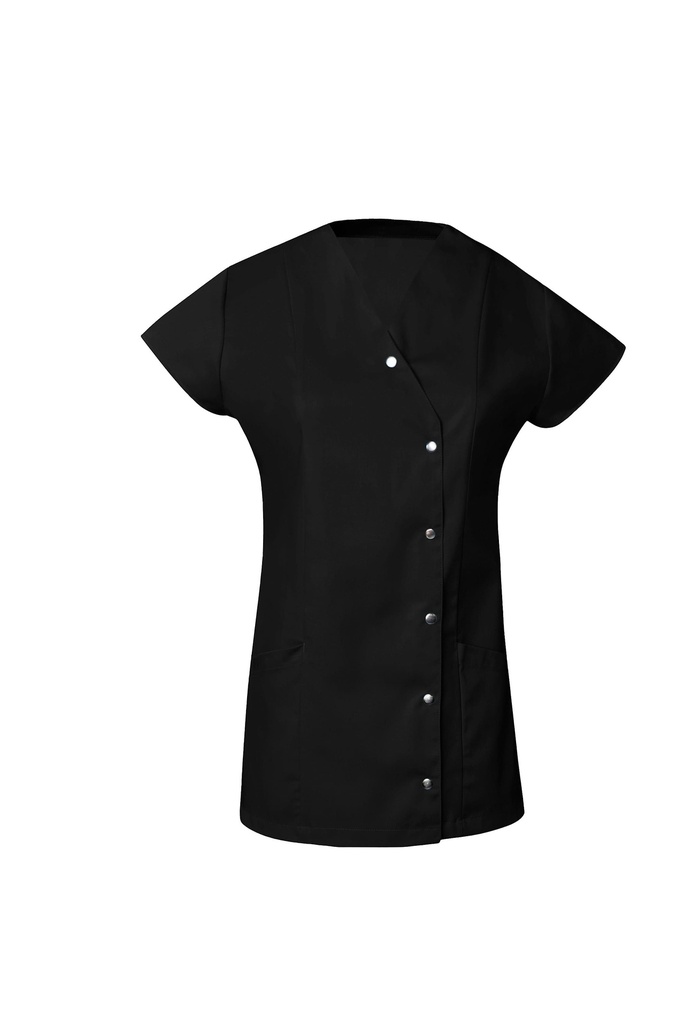 Tunique femme manches courtes à pressions Salome stretch – SNV SALOMEMC