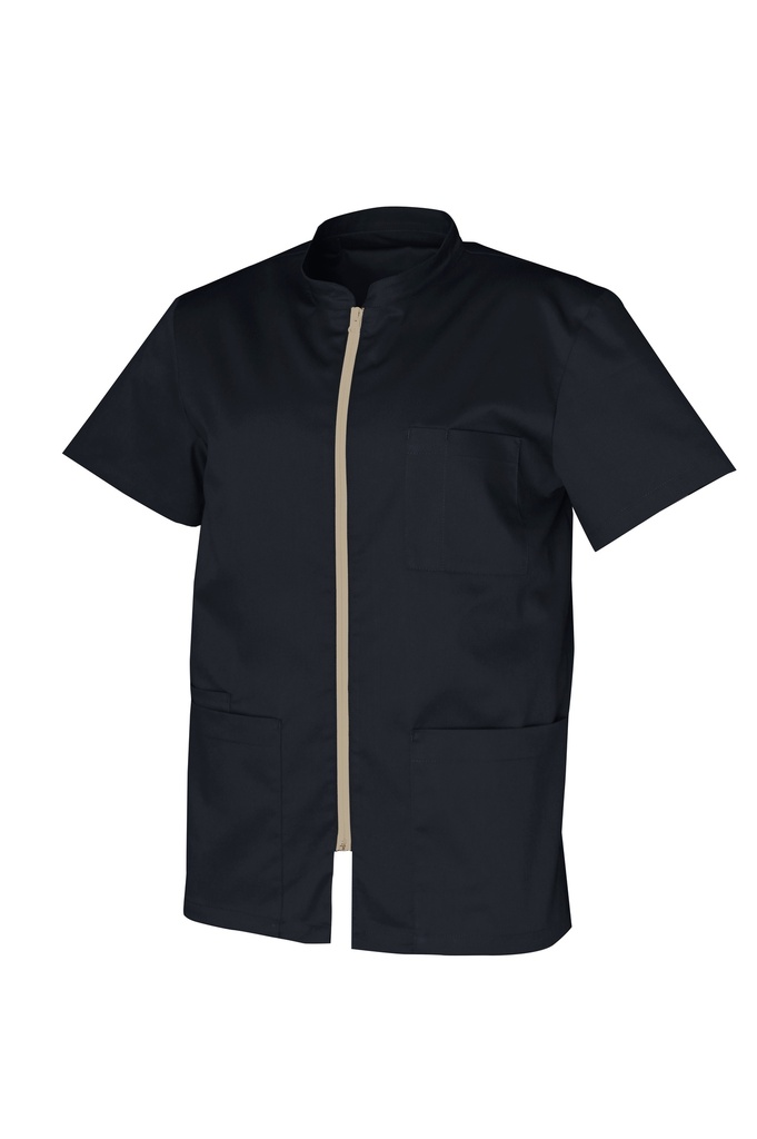 Tunique homme manches courtes zippée Sirius stretch – SNV SIRIUS00