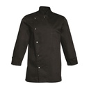 Veste de cuisine homme manches longues à pressions Alban polycoton – SNV ALBANLP0