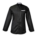 Veste de cuisine mixte manches longues à pressions Raphi coton/polyester – SNV RAPHI010