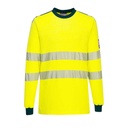 T-shirt ignifugé haute visibilité manches longues PW3 – Portwest FR701