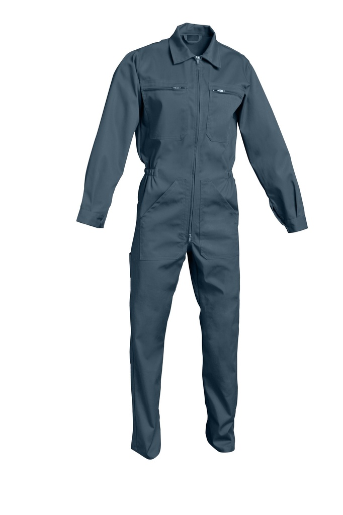 Combinaison homme manches longues zippée Roger polycoton – SNV ROGLG003