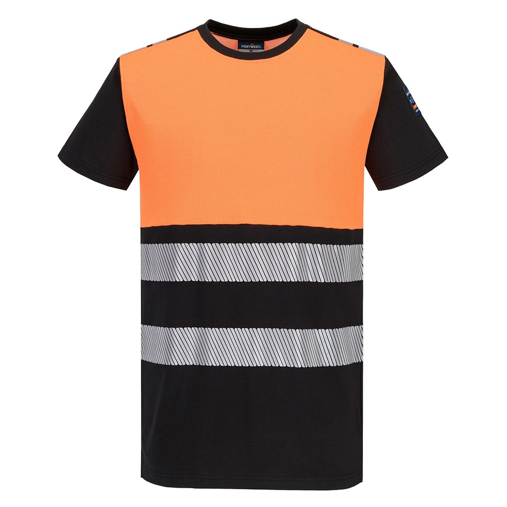 T-shirt ignifugé haute visibilité orange classe 1 – Portwest FR776