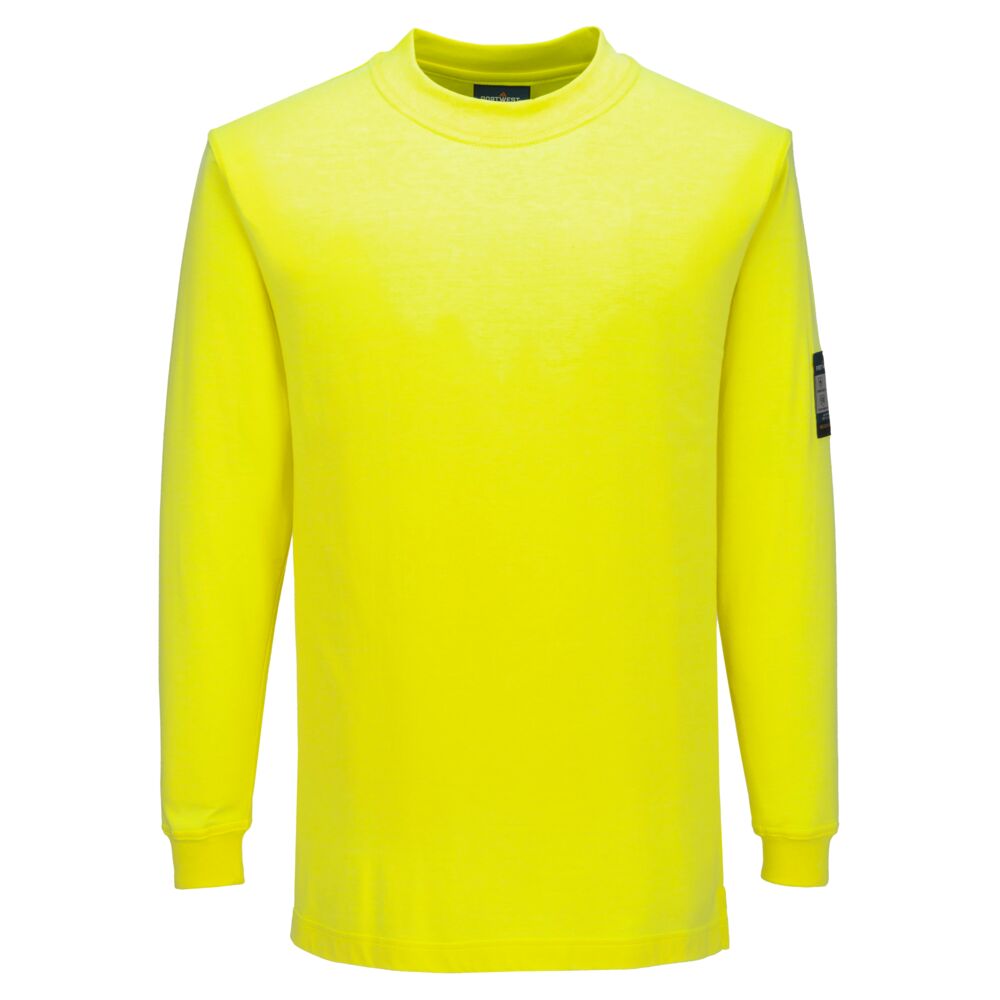 T-shirt ignifugé manches longues jaune Modaflame – Portwest FR806