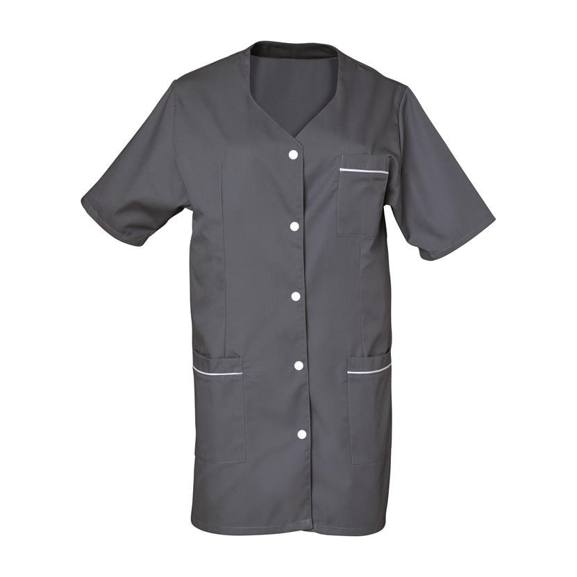 Tunique femme manches courtes à pressions Helene polycoton – SNV HELENE00