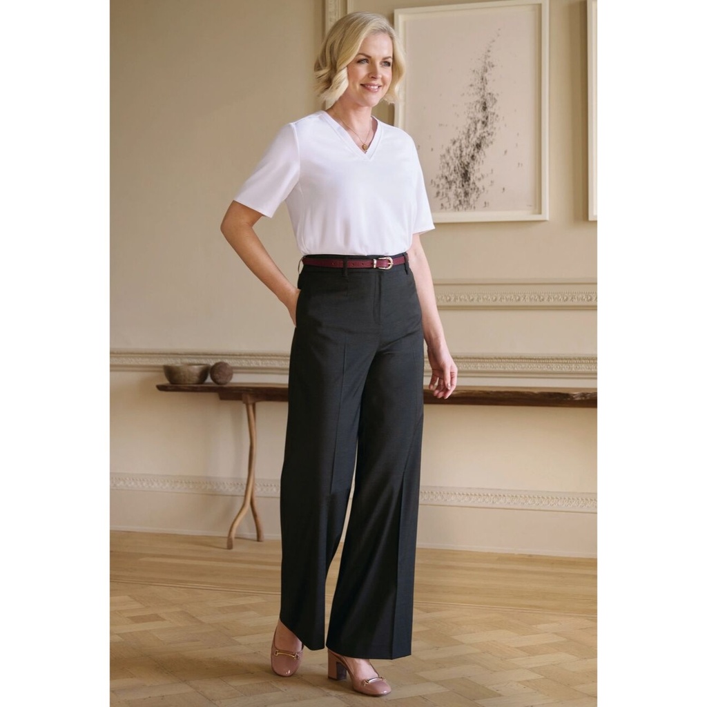 Pantalon femme Bella coupe large Brook Taverner 2435