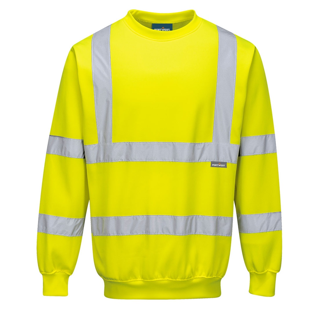 Sweat-shirt haute visibilité col rond – Portwest B303