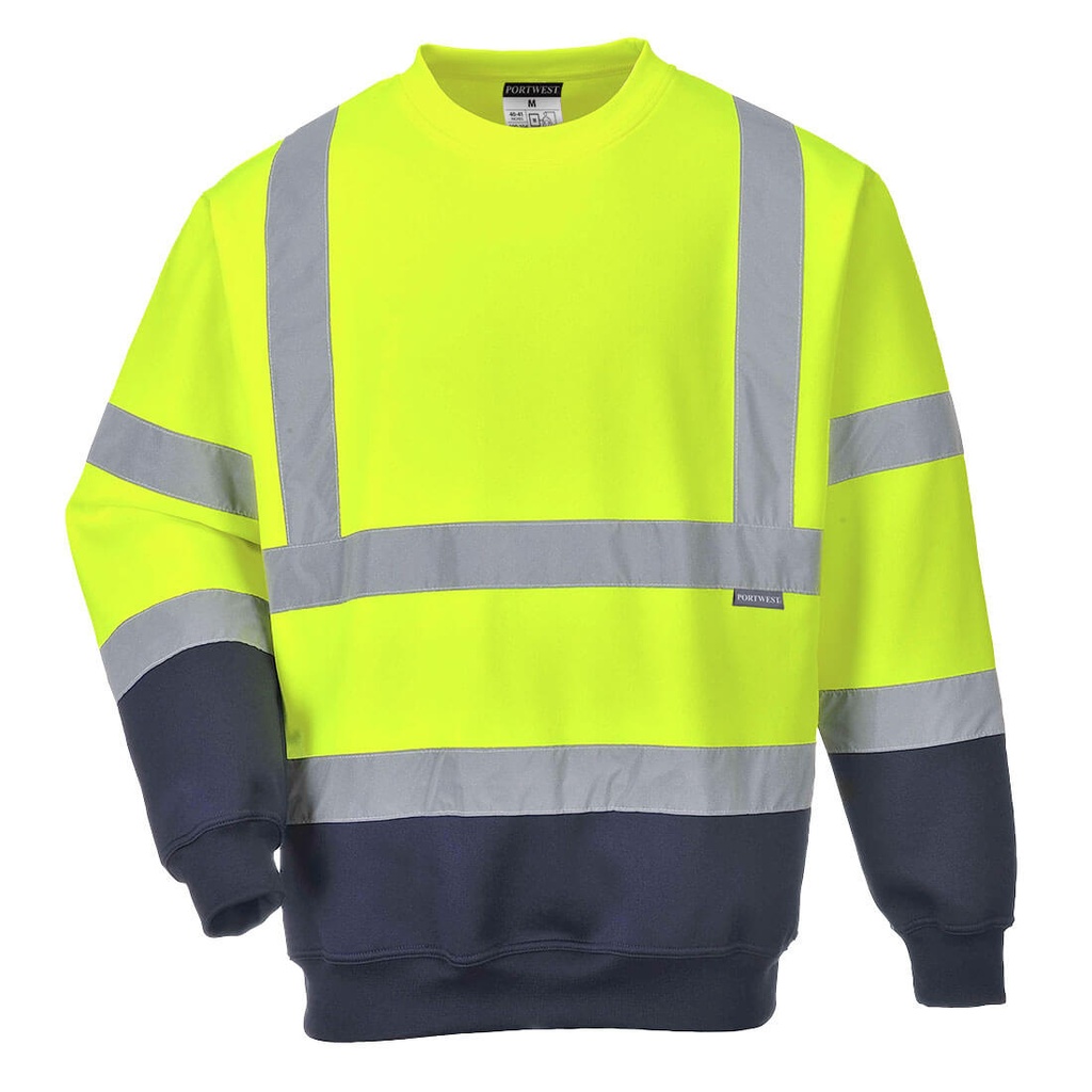 Sweat-shirt haute visibilité bicolore – Portwest B306
