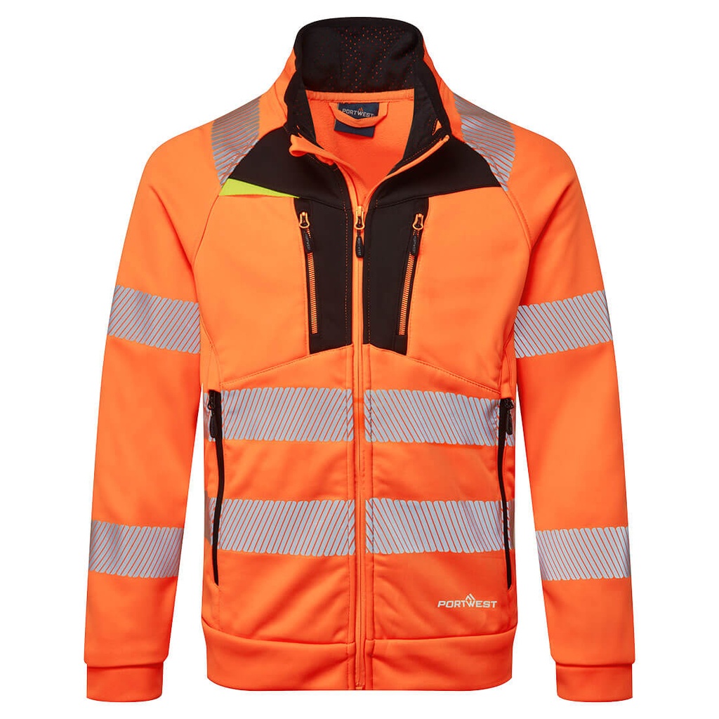 Sweat-shirt haute visibilité zippé col cheminée DX4 – Portwest DX477