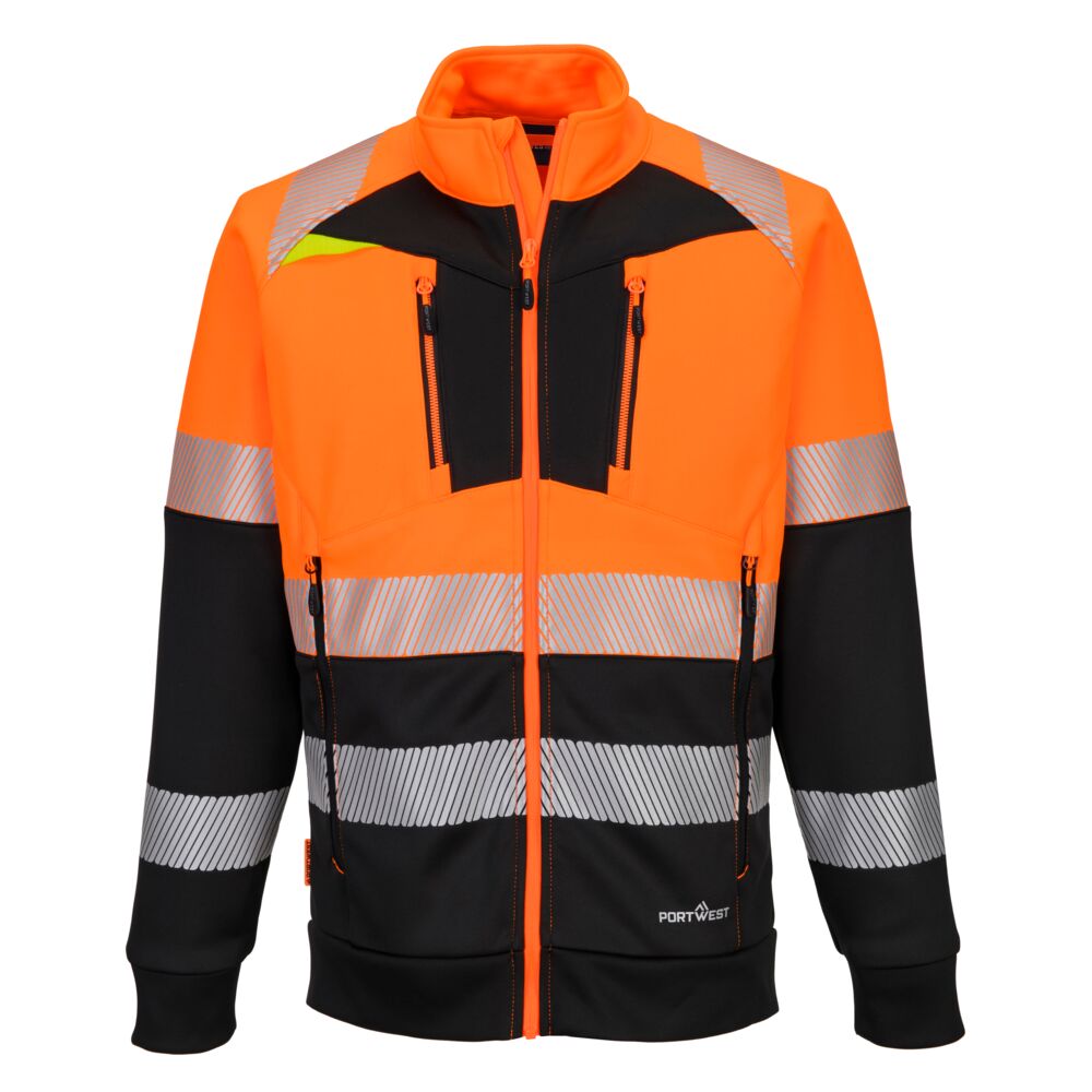 Sweat-shirt zippé DX4 haute visibilité classe 1 – Portwest DX490
