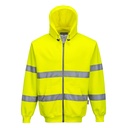 Sweat à capuche zippé haute visibilité – Portwest B305