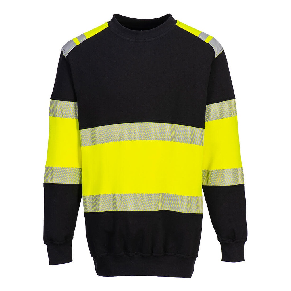 Sweat-shirt ignifugé haute visibilité classe 1 PW3 – Portwest FR716