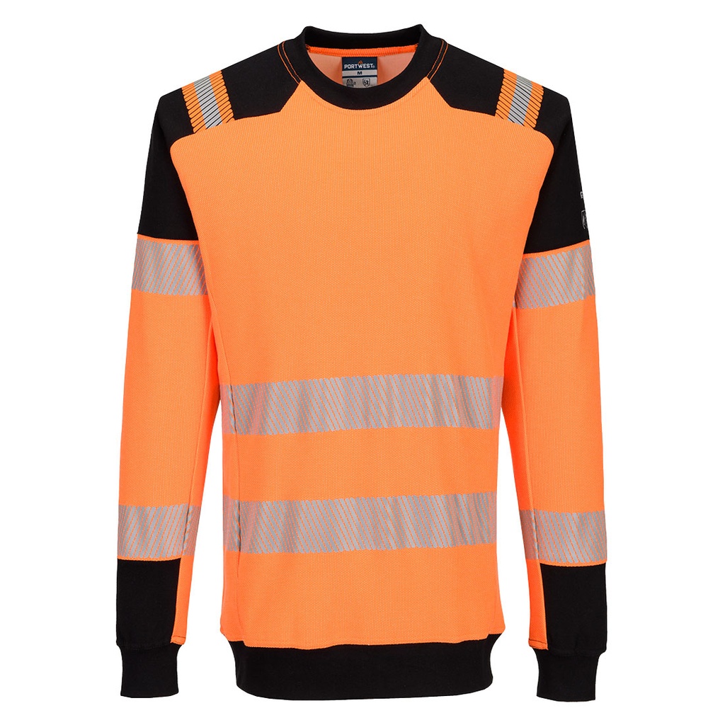 Sweat-shirt ignifugé haute visibilité orange PW3 – Portwest FR755