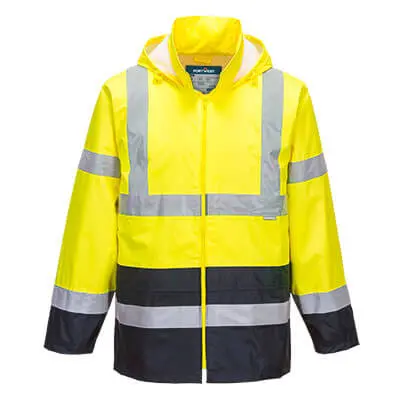 Veste de pluie Hi-Vis bicolore