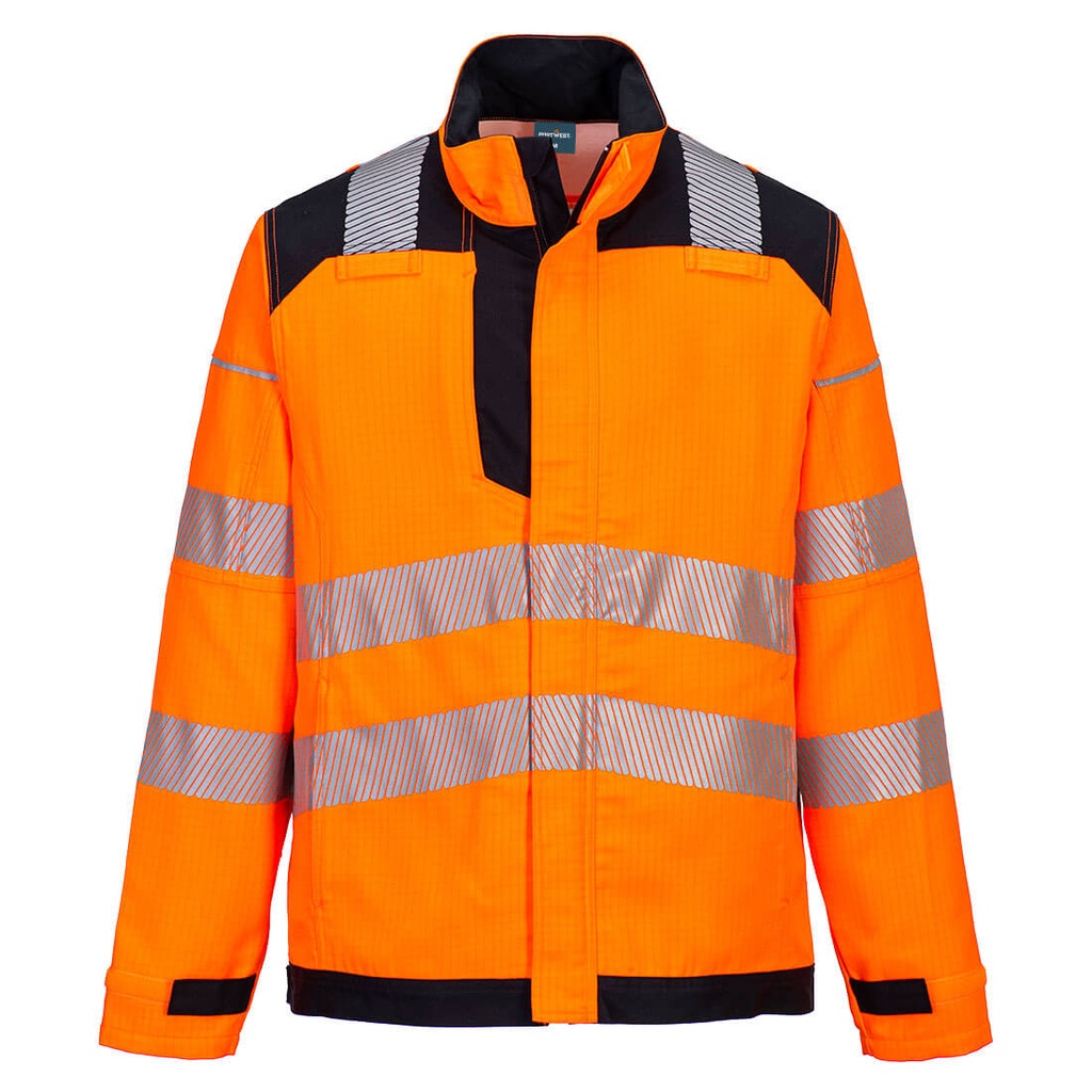 Veste de travail ignifugée haute visibilité orange PW3 – Portwest FR722