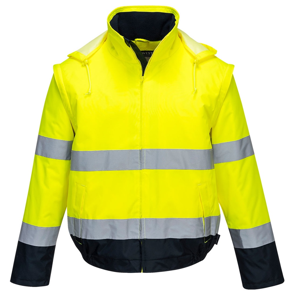 Blouson 2-en-1 haute visibilité contrasté – Portwest C464