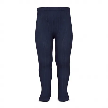 Collant cotelé
