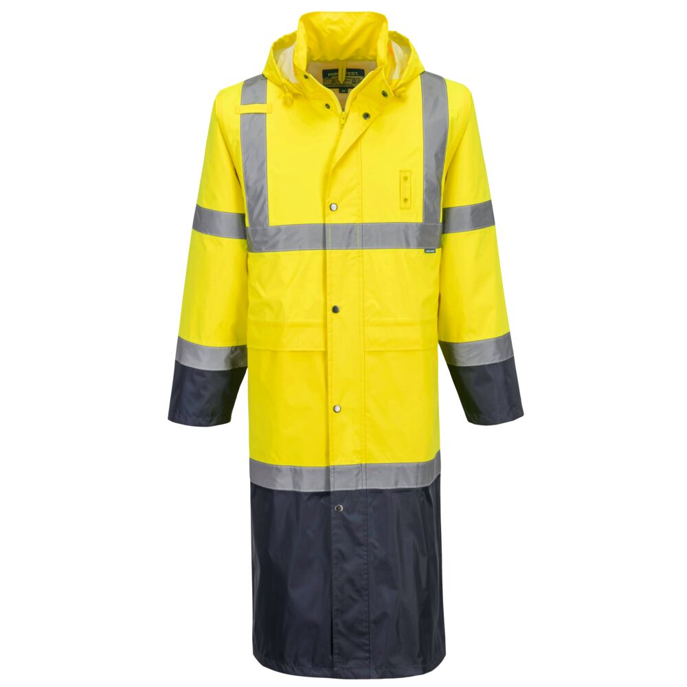 Manteau de pluie haute visibilité bicolore 122 cm – Portwest H446