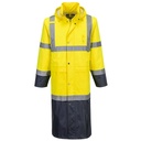 Manteau de pluie haute visibilité bicolore 122 cm – Portwest H446