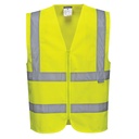Gilet haute visibilité zippé 2 bandes – Portwest C375