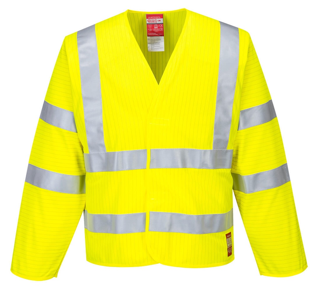 Gilet haute visibilité ignifugé antistatique à manches longues – Portwest FR85
