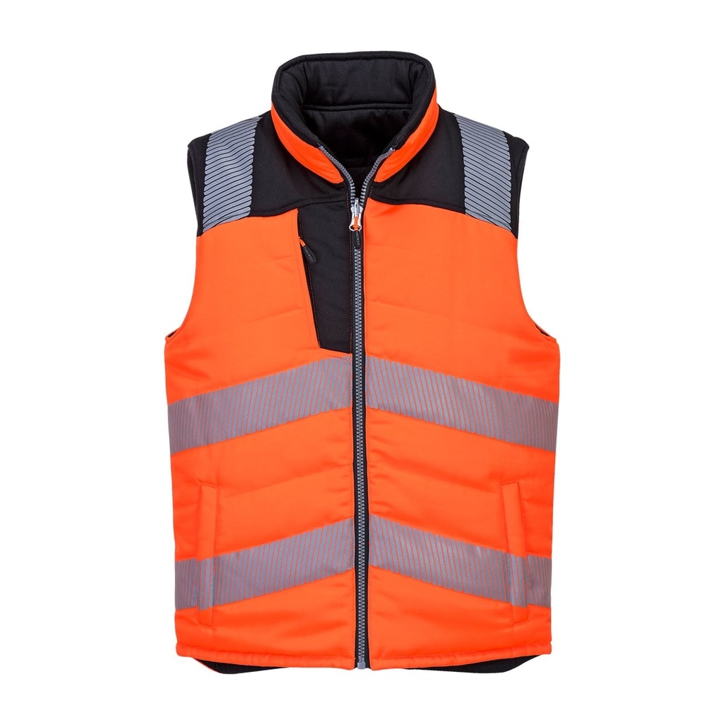 Bodywarmer réversible haute visibilité PW3 – Portwest PW374