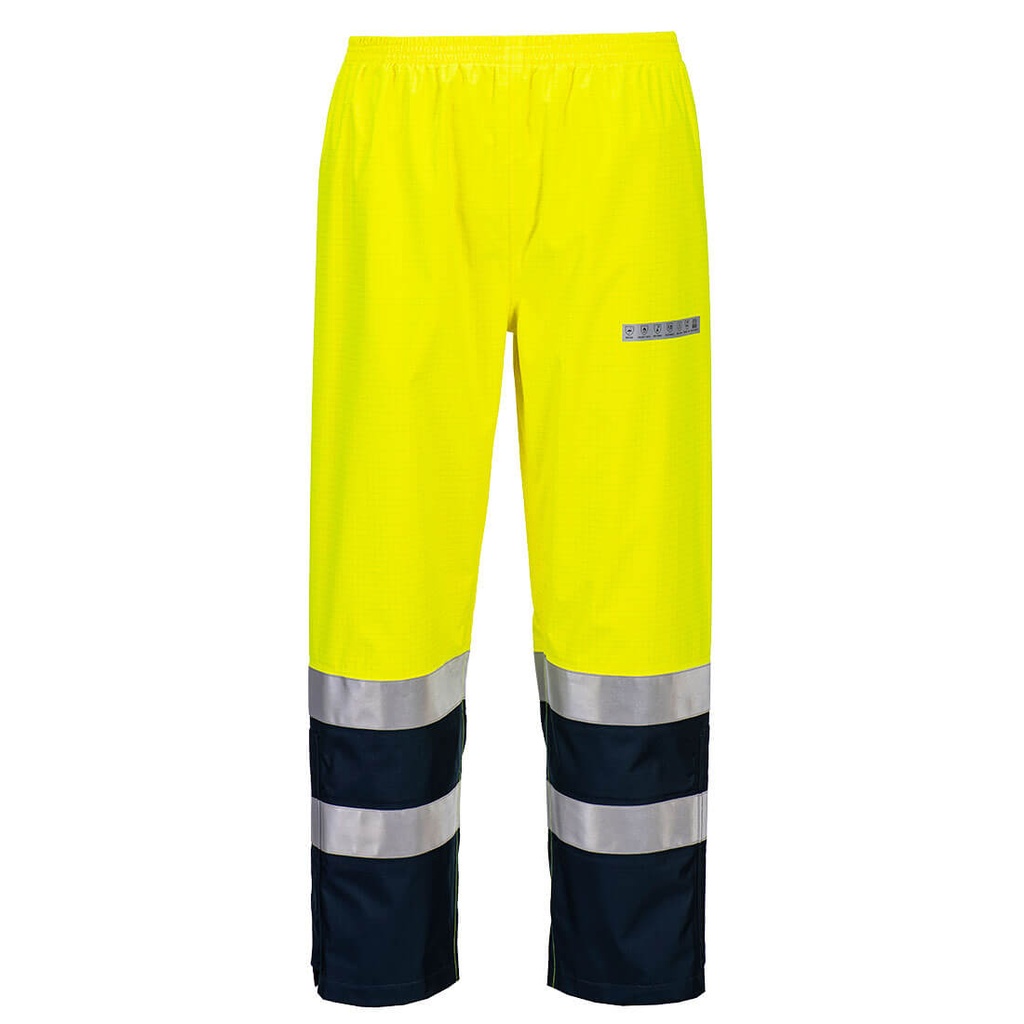 Pantalon de pluie ignifugé haute visibilité Bizflame – Portwest FR410
