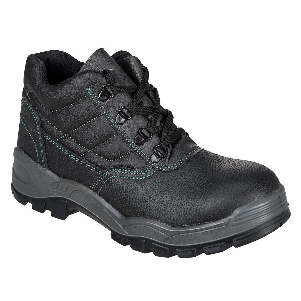 Brodequin de sécurité croûte de cuir acier S1 – Portwest FW21