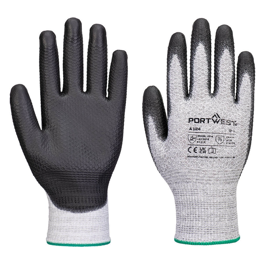 Gant Grip 13 PU tricot diamant – lot de 12 paires – Portwest A124