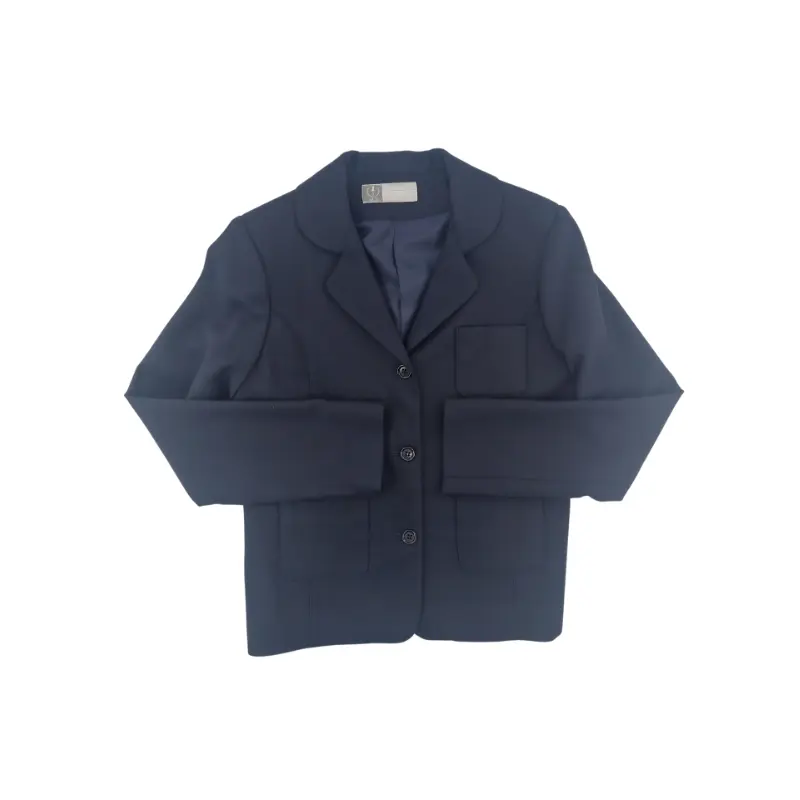 Blazer Twiggy Drap de laine bleu marine 