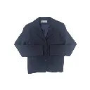 Blazer Twiggy Drap de laine bleu marine 