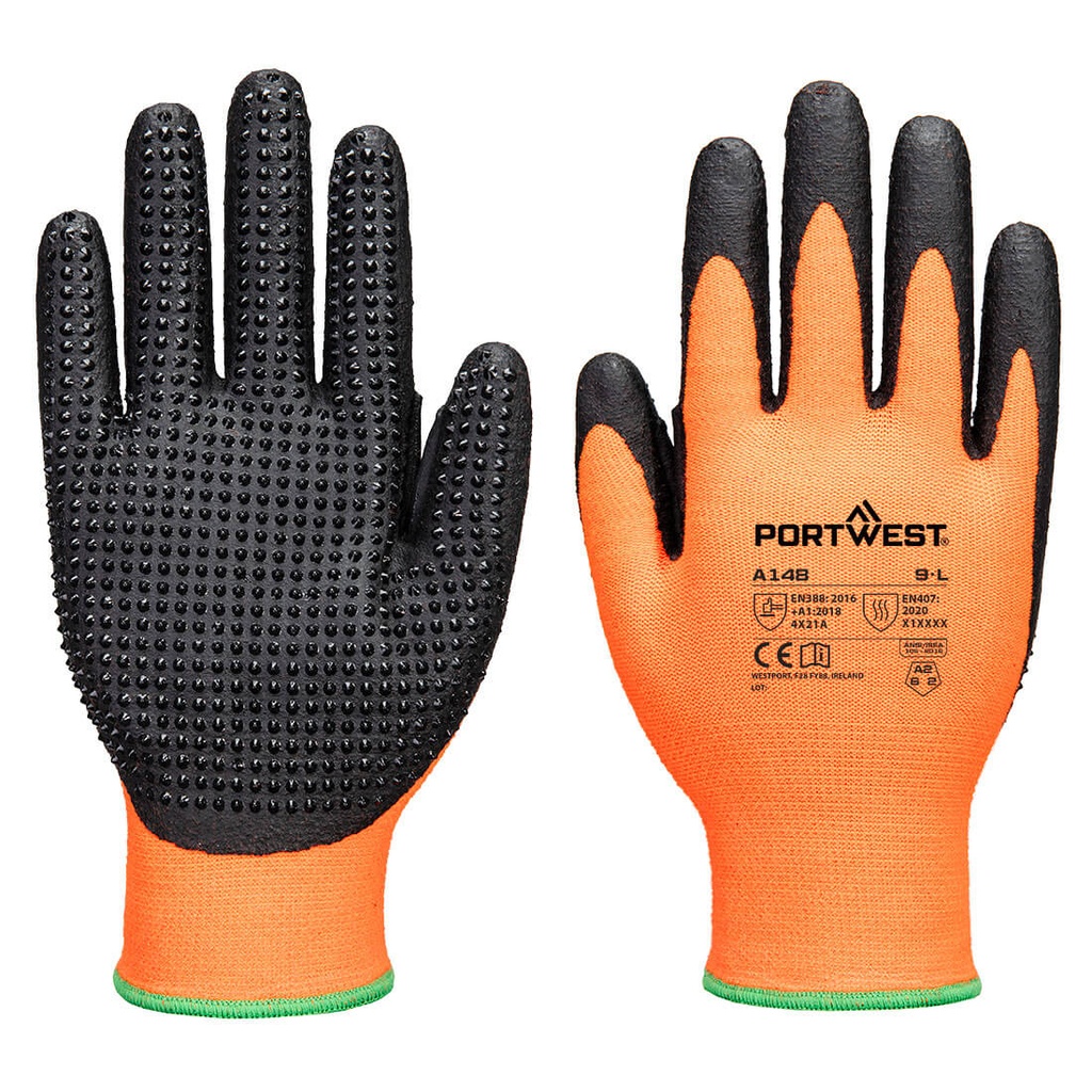 Gant nitrile Grip 13 à picots – lot de 12 paires – Portwest A148
